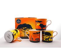 Heritage FINE BONE CHINA SET OF 4 MUGS GIFT BOXED SAVANNAH MUGS FREE UK DELIVERY