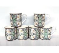 heritage FINE Bone China Set of 6 Pimpernel Morris Design Mugs Includes delivery