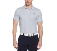 Heritage Geo Print Golf Polo Shirt In Quarry