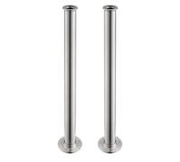 Heritage Highbrook Chrome Effect Brass Bath Standpipe (H)66Cm, Pack Of 2