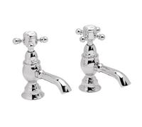 Heritage Highbrook Standard Chrome Effect Basin Pillar Tap