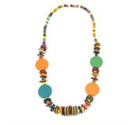 Heritage Hues Ethnic, Tribal, Boho Beaded Necklace - Multi-colour