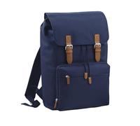 Heritage Laptop Backpack Bag (Up To 17inch Laptop) Pack of 2 Bagbase Navy One Size
