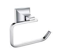 Heritage Lavington Gloss Polished Chrome Effect Wall-Mounted Toilet Roll Holder (H)145mm (W)150mm