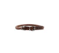 Heritage Leather Round Sewn Collar Chestnut 55-63cm Sz 8