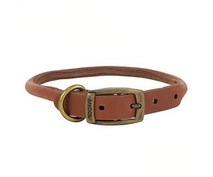 Heritage Leder-Halsband, rund genäht