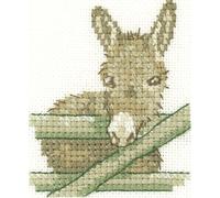Heritage LFDO1209-E Counted Cross Stitch Kit Donkey (L) 5x6cm