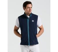 Heritage Lightweight Packable Golf Gilet In Black Iris