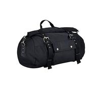 Oxford Heritage Waxed Cotton Motorcycle Motorbike Roll Bag 20 Litre - Black