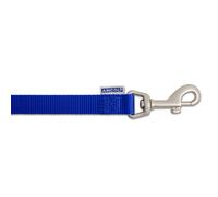 Ancol Viva Nylon Padded Snap Lead Blue 25mm X1M