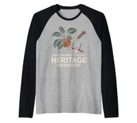 Heritage Orchardist Saving Flavors of The Past Raglan Baseball Tee