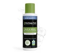 Heritage Park Silk & Wool Fragrance Free, Hypoallergenic, pH-Neutral Laundry Detergent - Dermatologist-tested, Sensitive Skin-Friendly, Enzymes-Free, Ultra Concentrated (4 Fl Oz)