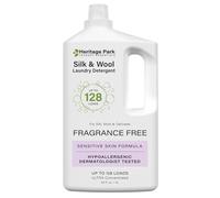 Heritage Park Silk & Wool Fragrance Free, Hypoallergenic, pH-Neutral Laundry Detergent - Dermatologist-tested, Sensitive Skin-Friendly, Enzyme-Free, Concentrated Up to 128 loads (64 fl oz)