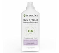 Heritage Park Silk & Wool Fragrance Free, Hypoallergenic, pH-Neutral Laundry Detergent - Dermatologist-tested, Sensitive Skin-Friendly, Enzyme-Free, Concentrated Up to 64 loads (32 fl oz)