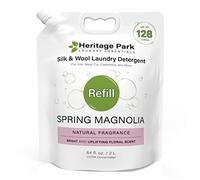 Heritage Park Silk & Wool Spring Magnolia Floral Scent, pH-Neutral Laundry Detergent - Enzyme-Free, Ultra Concentrated (64 fl oz Refill)