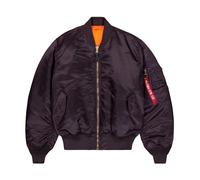 Heritage Plum Bomber Jacket, male, Alpha Industries, Bomber Jackets, Purple, L, Jackets L