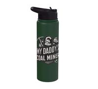 Heritage Pride Coal Miner My Daddy is a Coal Miner Mining Stainless Steel Insulated Water Bottle