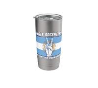 Heritage Proud Half Argentine is Better Than None Argentina Stainless Steel Insulated Tumbler