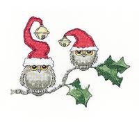 Heritage PUOI1419-A Counted Cross Stitch Kit Aida Ollie & Ivy 15.5x12cm