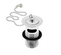 Heritage Quality 1-1/4" Bathroom Basin Waste Plug & Chain THC10 Easy Clean