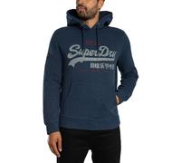 Heritage Relaxed Pullover Hoodie Deep Sea Blue Marl 3XL