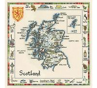 Heritage Scotland Map Cross Stitch Kit