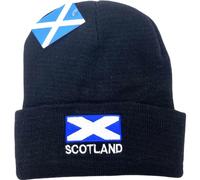 Heritage Stag Unisex Scotland Beanie - Soft and Cozy Winter Scotland Hats for Men's and Women's (Polyester, Navy)