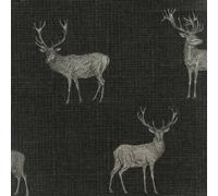 Heritage Stag Wallpaper Arthouse Charcoal One Size