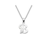 Heritage Sterling Silver Celtic Initial B Necklace of Length 45.7cm