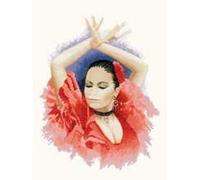 Heritage Stitchcraft John Clayton Precious Memories Flamenco Dancer Cross Stitch