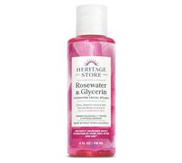 Heritage Store Body Oil, Rosewater and Glycerin, 4 Ounce