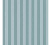 Heritage Thin Striped Duck Egg Wallpaper - Modern Contemporary Stylish Trendy Luxury - Feature Wall