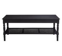 Heritage Traditional Coffee Table Premier Housewares Black One Size