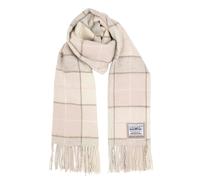 Heritage Traditions 100% Pure Wool Check Scarf in Natural Heritage Traditions Natural One Size