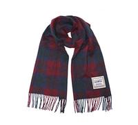 Heritage Traditions 100% Pure Wool Tartan Scarf, Check Scarf for Men & Women, Scottish Scarf Men Style, Women's Wool Scarf with Soft Brushed Finish & Fringe (Lindsey Tartan)