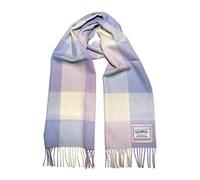 Heritage Traditions 100% Pure Wool Tartan Scarf, Check Scarf for Men & Women, Scottish Scarf Men Style, Women's Wool Scarf with Soft Brushed Finish & Fringe (Lilac Box)