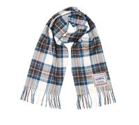Heritage Traditions 100% Pure Wool Tartan Scarf in Light Grey Heritage Traditions Light Grey One Size