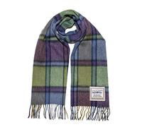 Heritage Traditions 100% Pure Wool Tartan Scarves Shawls and Wraps (Moss Check)