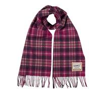 Heritage Traditions 100% Pure Wool Tartan Scarves Shawls and Wraps (Plum/Rose Check)