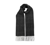 Heritage Traditions 100% Wool Scarf, Warm Winter Scarf, Accessories for Women (Grey Herringbone)
