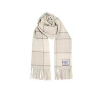 Heritage Traditions - 100% Wool Tartan Woollen Scarf - Natural Box Check
