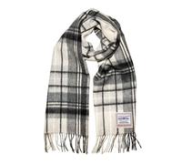 Heritage Traditions- Black/ White Check Brushed Wool Scarf