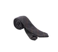 Heritage Traditions Box Check Tweed Tie - Blue Box Check