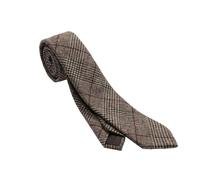 Heritage Traditions Box Check Tweed Tie - Prince of Wales Grey