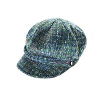 Heritage Traditions Brushed Tweed Newsboy Cap - Brushed Blue