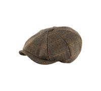 Heritage Traditions Carlyle Newsboy Cap - Jumbo Herringbone Brown