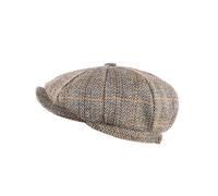 Heritage Traditions Check Newsboy Cap in Mid Grey Heritage Traditions Mid Grey One Size