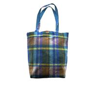 Heritage Traditions Check Tweed Shopper Bag - Blue Check