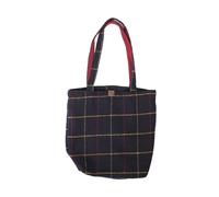Heritage Traditions Check Tweed Shopper Bag - Navy Check Herringbone
