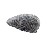 Heritage Traditions Classic Arthur Tweed Flat Cap - Jumbo Herringbone Grey